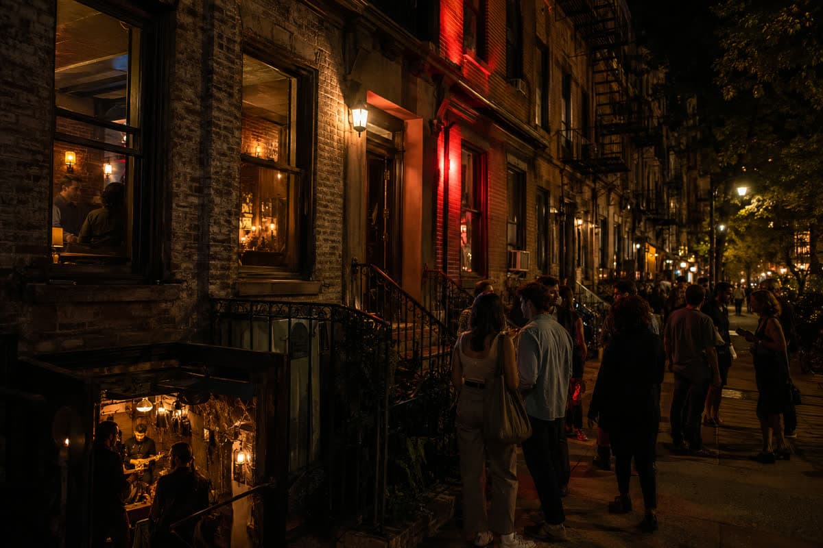 The Village After Dark, New York City